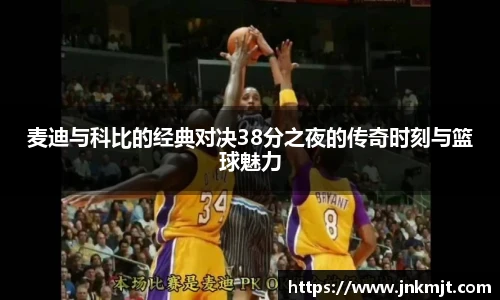 麦迪与科比的经典对决38分之夜的传奇时刻与篮球魅力