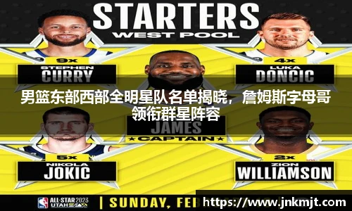男篮东部西部全明星队名单揭晓，詹姆斯字母哥领衔群星阵容